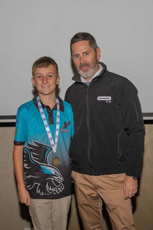 Blair Moore claims AFL Canberra Under 12`s Mixed Best & Fairest