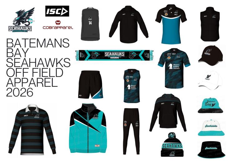 Seahawks 2026 Merch Range, Now Live!