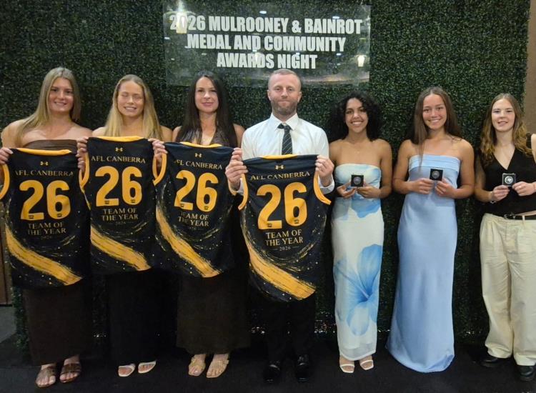 Seven Seahawks Named in 2026 AFL Canberra Teams of the Year