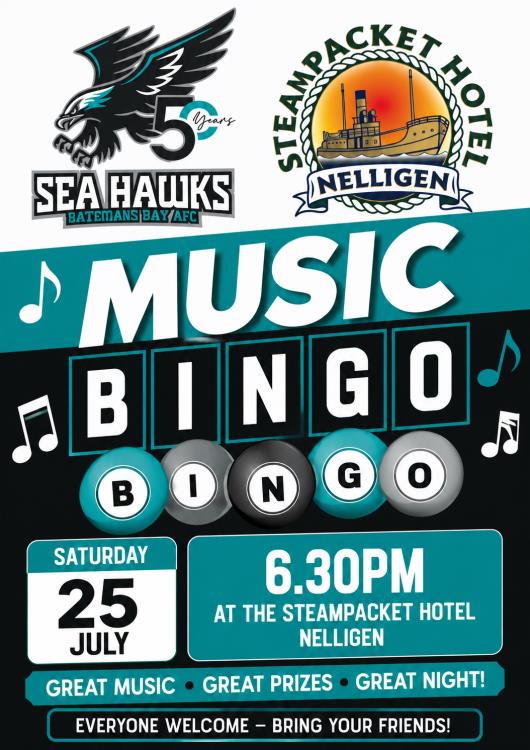 Seahawks Music Bingo at the Steampacket Hotel!